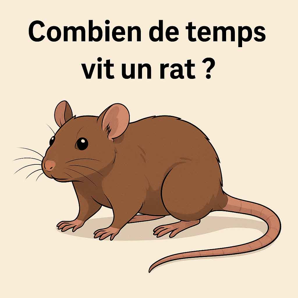 Combien de temps vit un rat