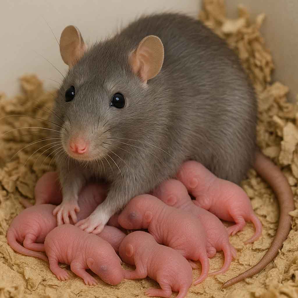 reproduction de rats